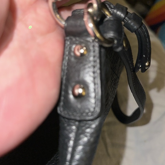 Coach Black Genuine Pebble Leather Satchel 43112 RARE (JJ) - Picture 8 of 8